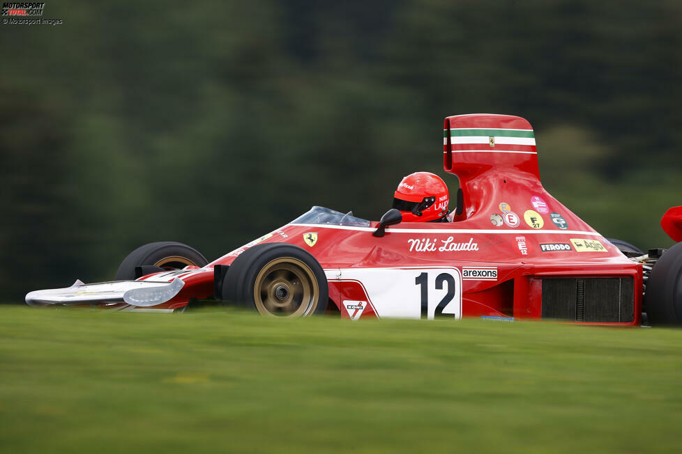 Mathias Lauda im Ferrari 312B3 aus der Saison 1974