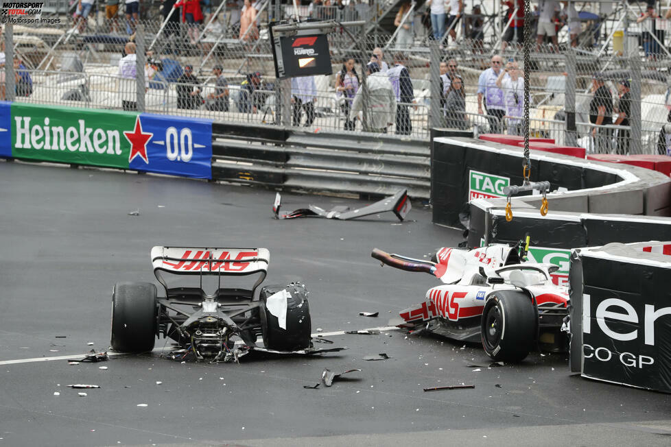 Mick Schumacher (5): Nach einem ordentlichen Qualifying kommt nicht mehr viel im Rennen. Und dann kracht es: Den heftigen Abflug im Schwimmbad-Bereich nimmt Mick Schumacher auf seine Kappe, spricht von 