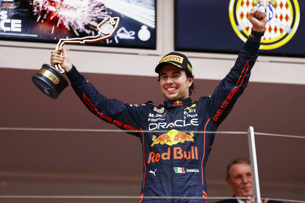 Sergio Perez (2): Ist in Monaco von Anfang an der bessere Red-Bull-Fahrer, profitiert vom Ferrari-Schlamassel in der Box. Setzt den Undercut im Rennen perfekt um und verdient sich so den dritten Formel-1-Sieg. Einziges Manko: der Abflug im Qualifying ...