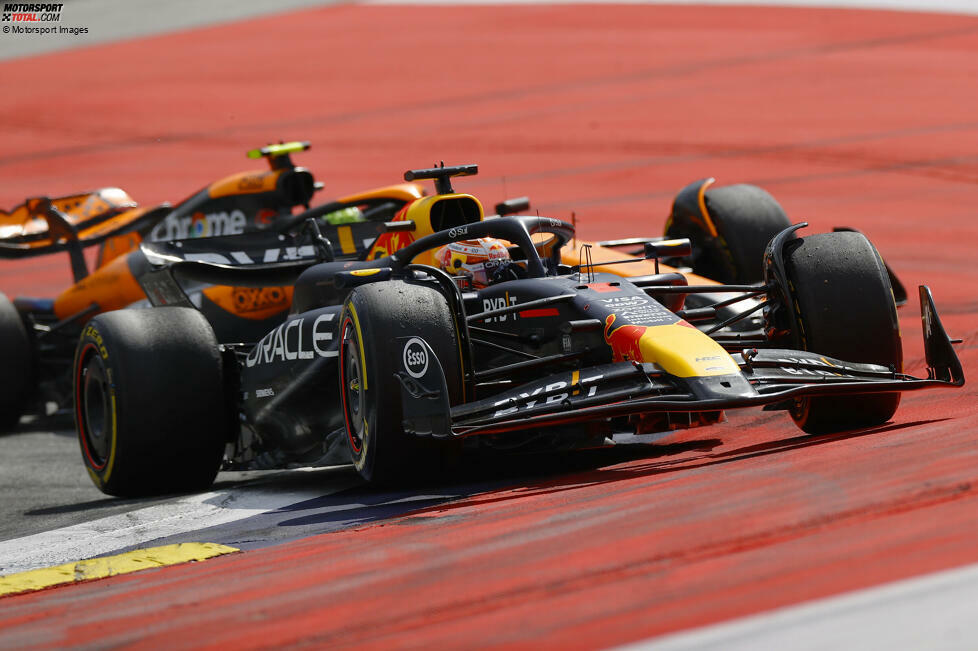 George Russell: Startplatz 3 (Österreich 2024) - Den Sieg in Spielberg bekam der Mercedes-Pilot im Grunde von Lando Norris und Max Verstappen geschenkt, die sich im Zweikampf nicht einig waren und miteinander kollidierten. Der bis dahin drittplatzierte Russell profitierte und gewann seinen zweiten Grand Prix.