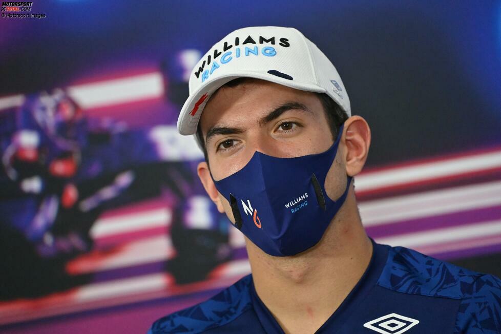 Nicholas Latifi (Williams): 6 Punkte - Unter Safety-Car nicht in die Box gefahren in Baku (3) und Missachten der doppelten gelben Flagge in Spielberg (3)