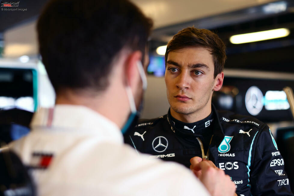 George Russell (Mercedes): 1 Punkt - Kollision mit Carlos Sainz in Silverstone (1)