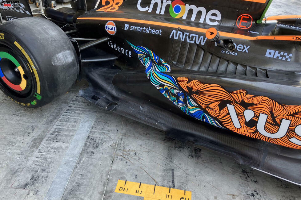 McLaren MCL36: Unterboden