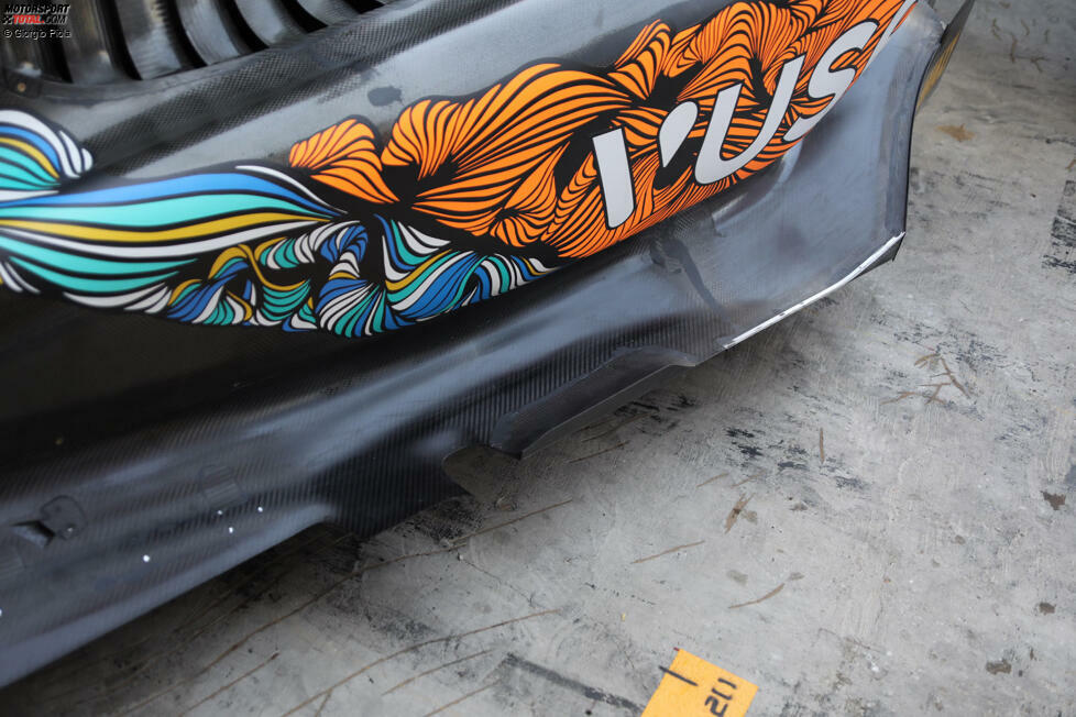McLaren MCL36: Unterboden
