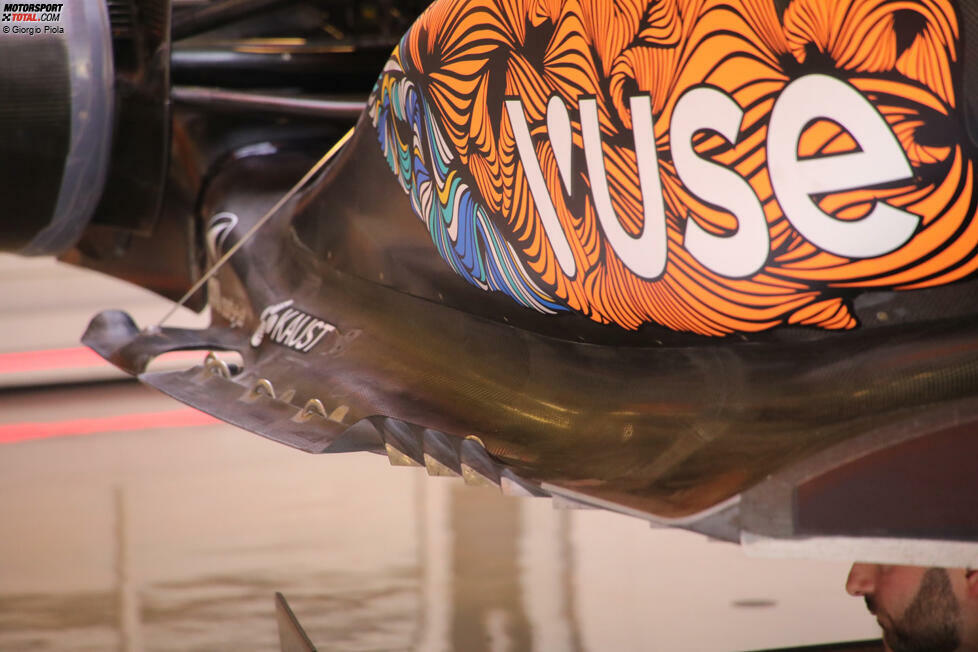 McLaren MCL36: Unterboden