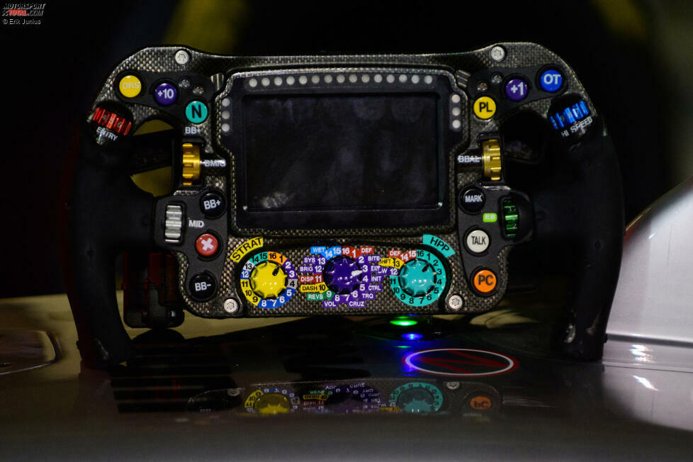 Mercedes W13: Lenkrad