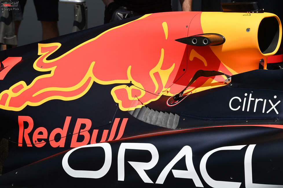 Red Bull RB18: Kühlöffnungen