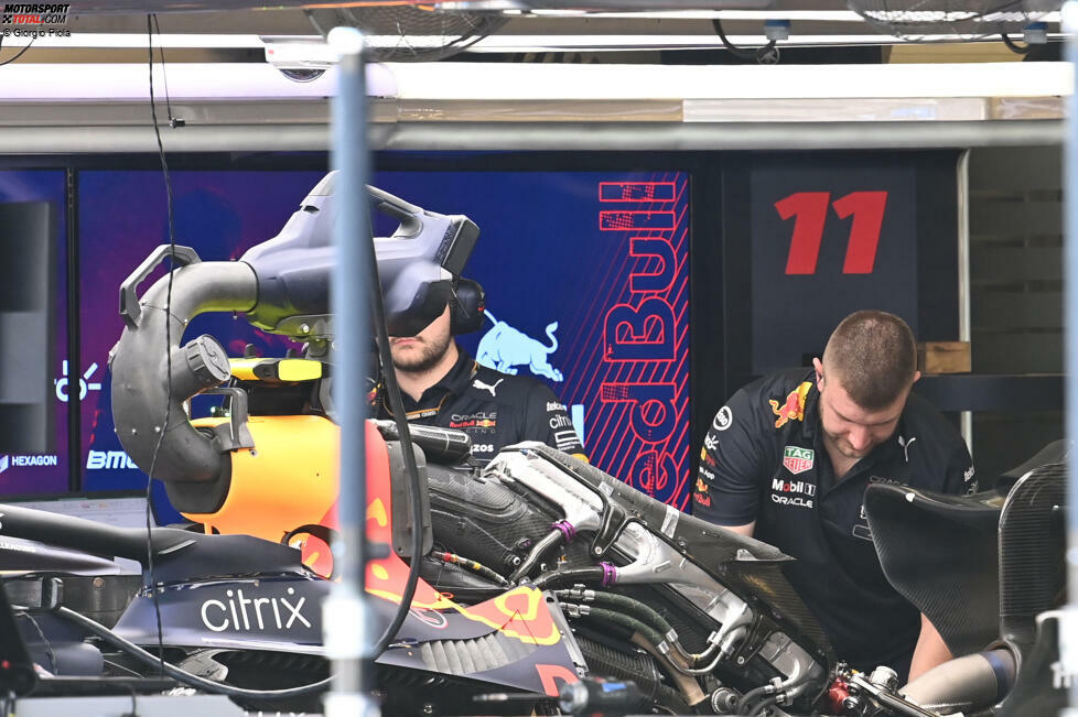 Red Bull RB18: Antriebsinstallation