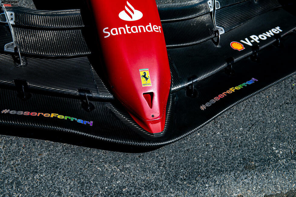 Ferrari F1-75: Frontpartie