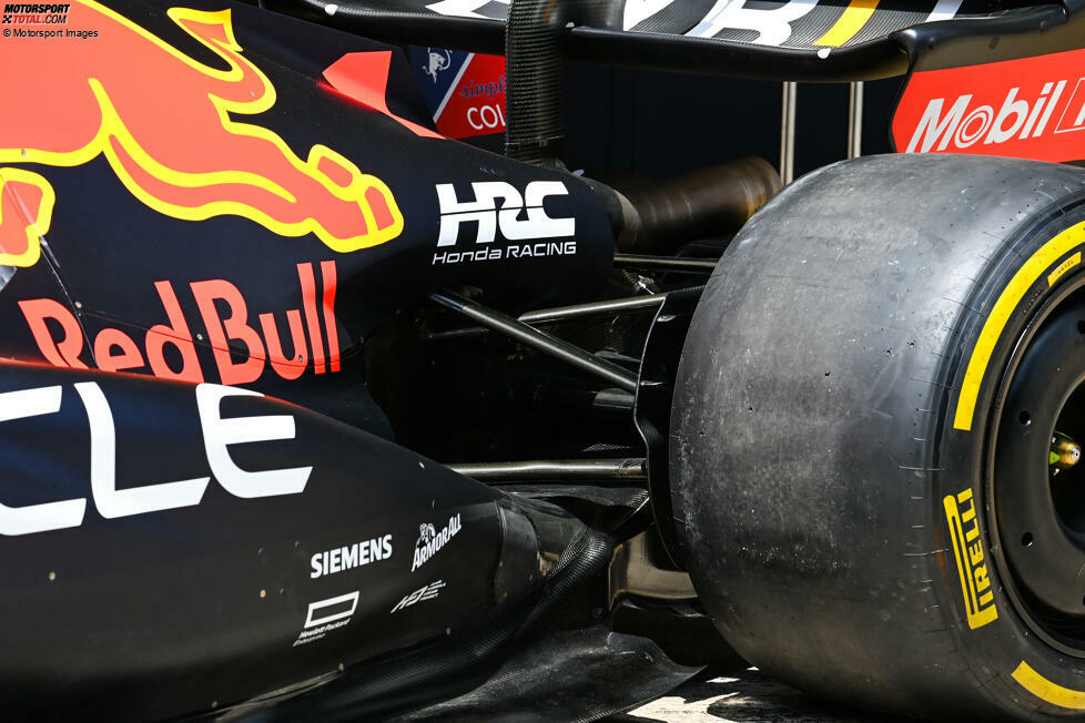 Red Bull RB18: Hinterradaufhängung