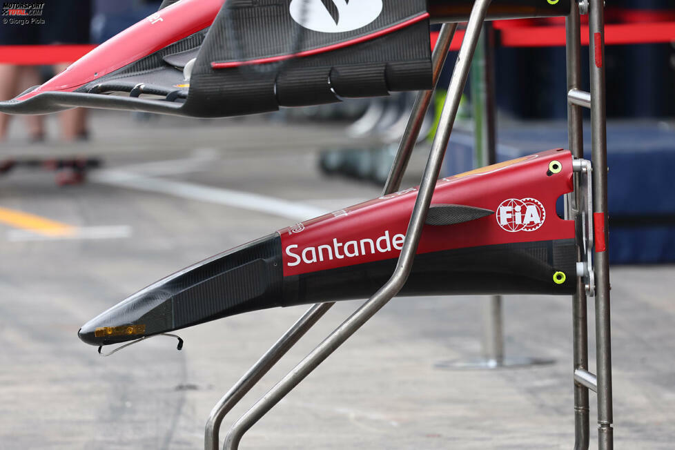 Ferrari F1-75: Frontpartie ohne Frontflügel