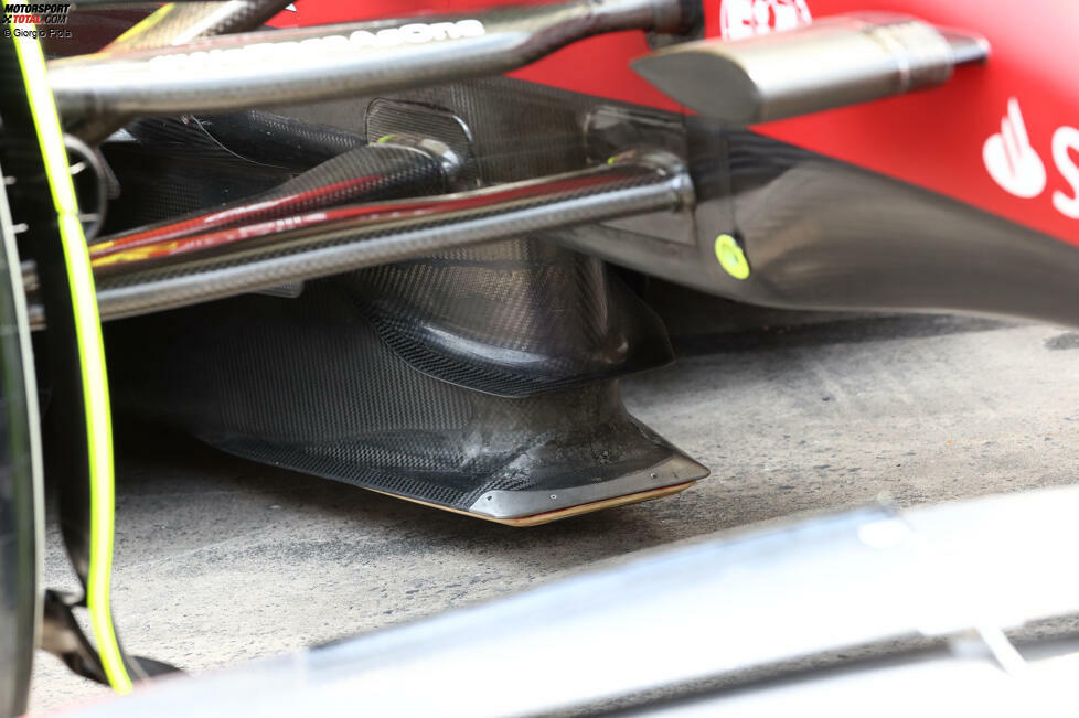 Ferrari F1-75: Unterboden-Vorderkante