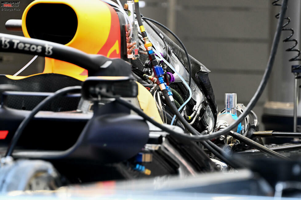 Red Bull RB18: Antriebsinstallation