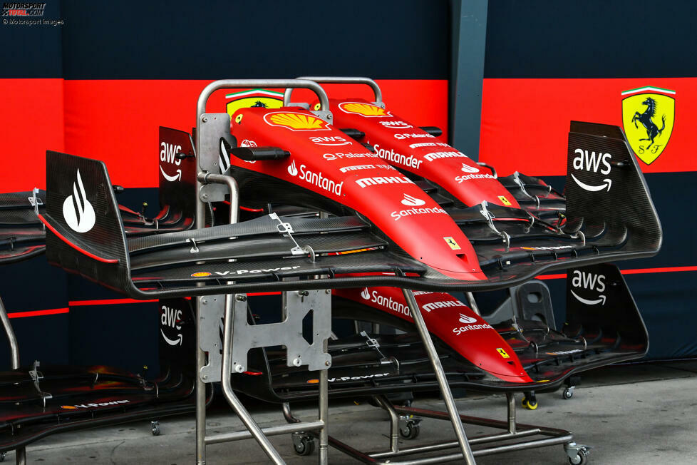 Ferrari F1-75: Frontflügel