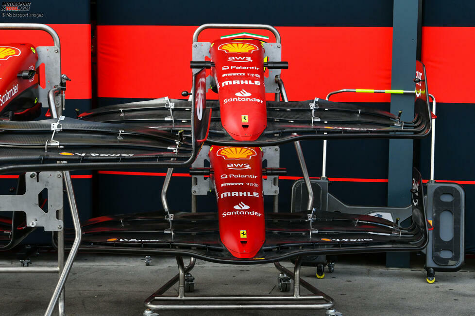 Ferrari F1-75: Frontflügel