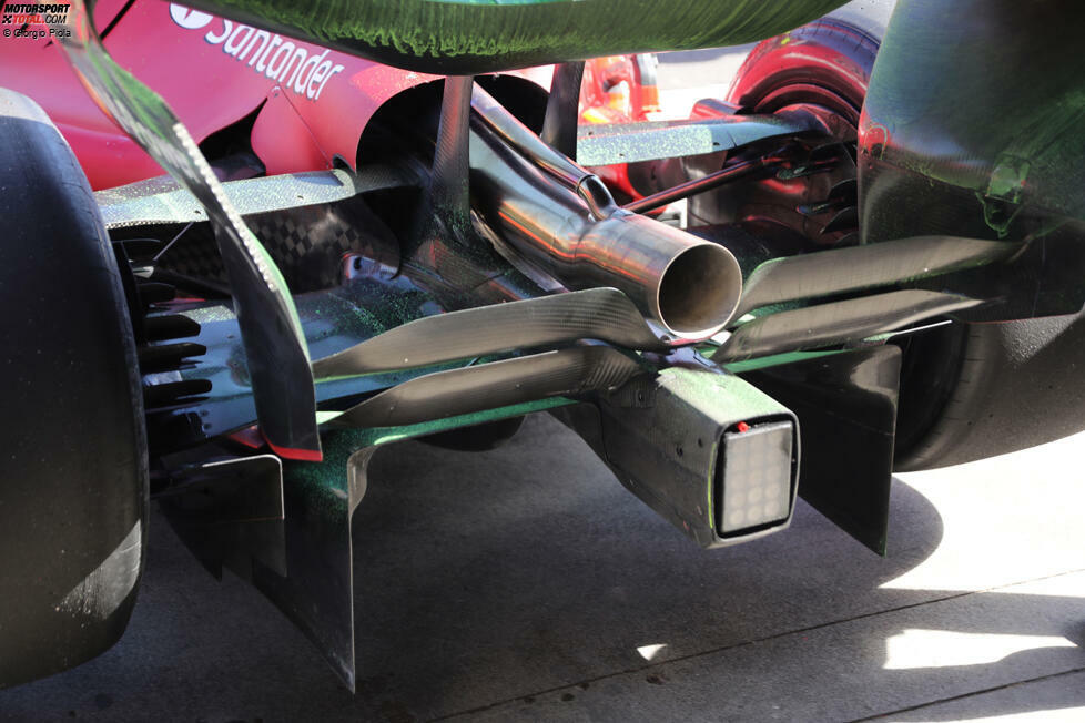 Ferrari F1-75: Diffusor