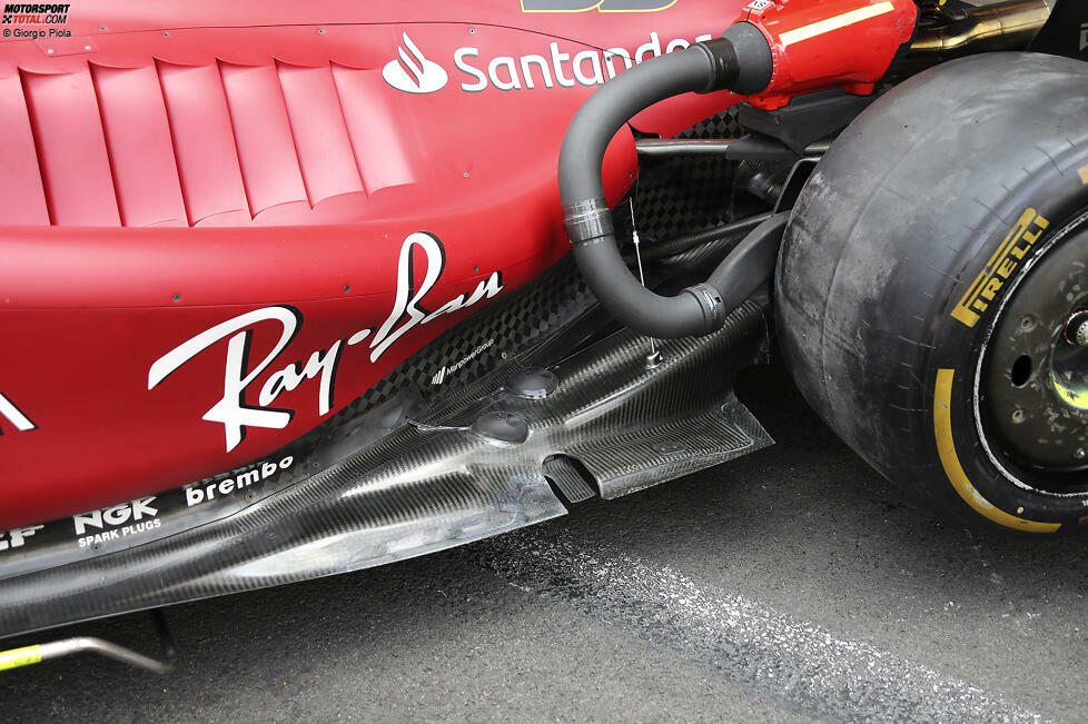 Ferrari F1-75: Unterboden