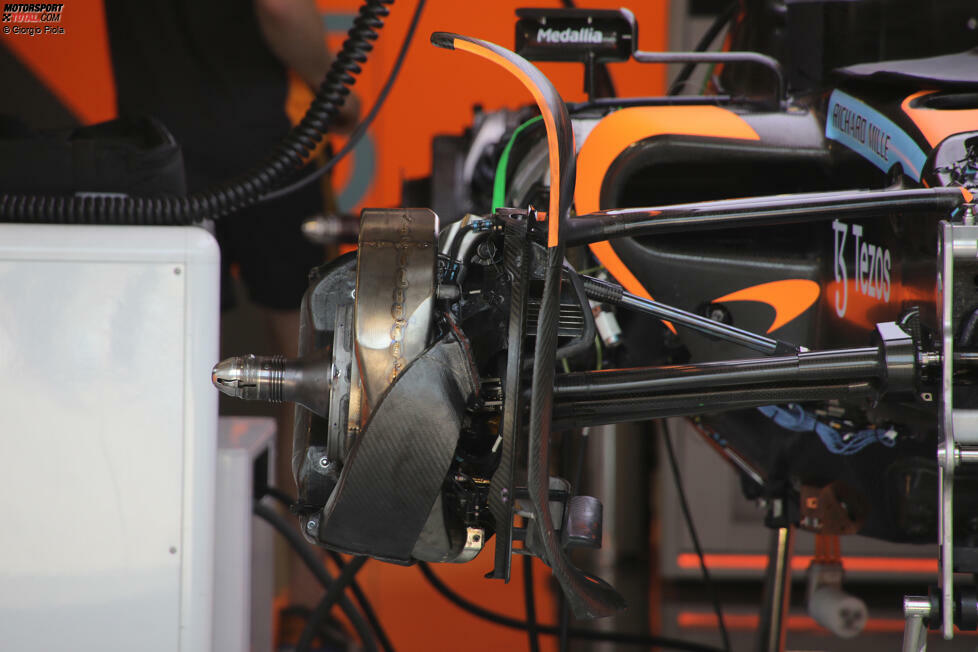 McLaren MCL36: Vorderrad-Bremse