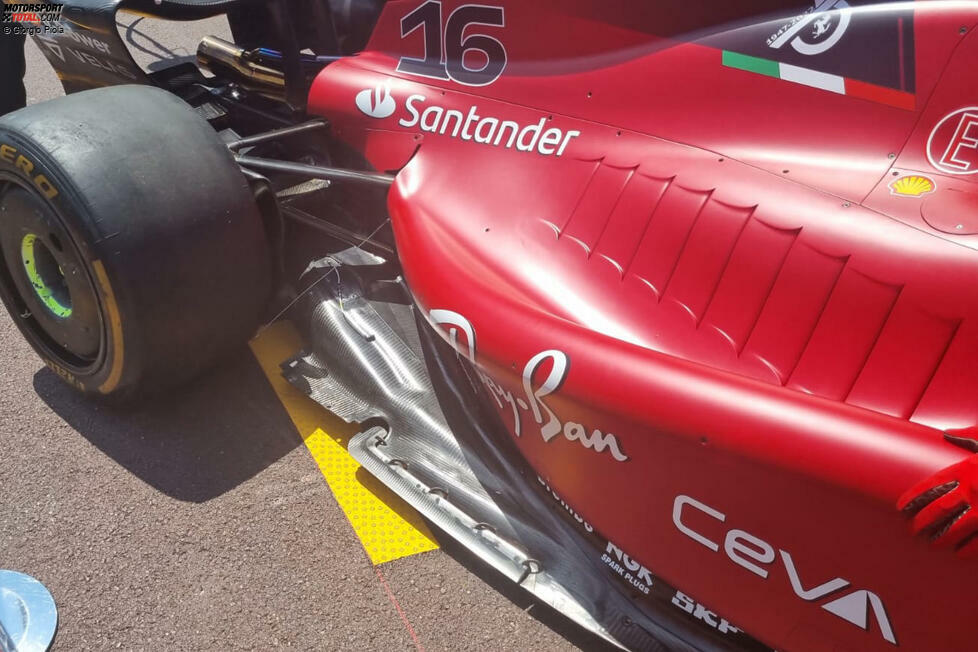 Ferrari F1-75: Unterboden