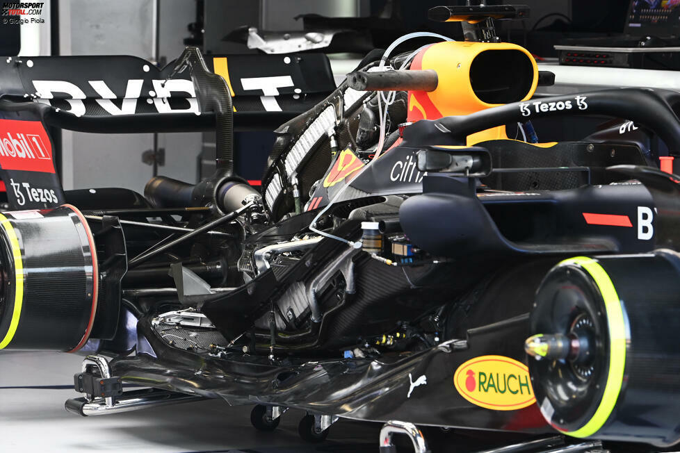 Red Bull RB18: Antriebsinstallation