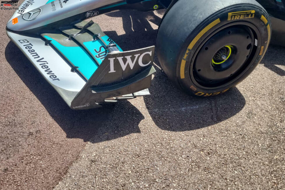 Mercedes W13: Frontflügel