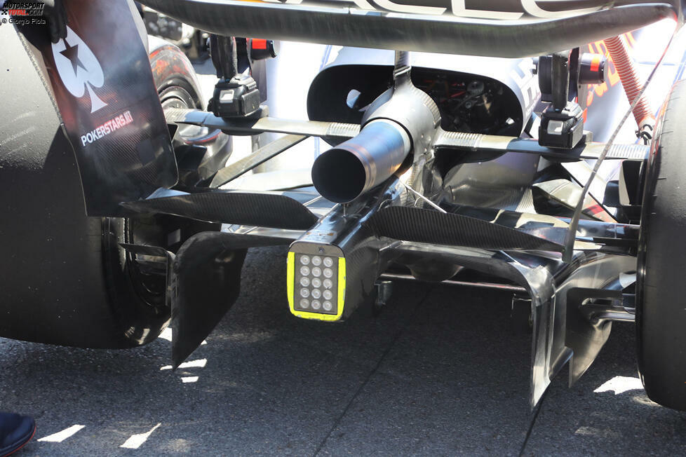 Red Bull RB18: Diffusor