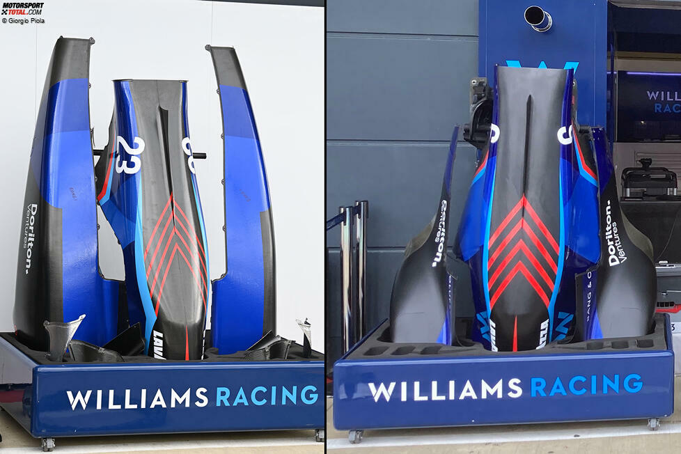 Williams FW44: Motorhauben