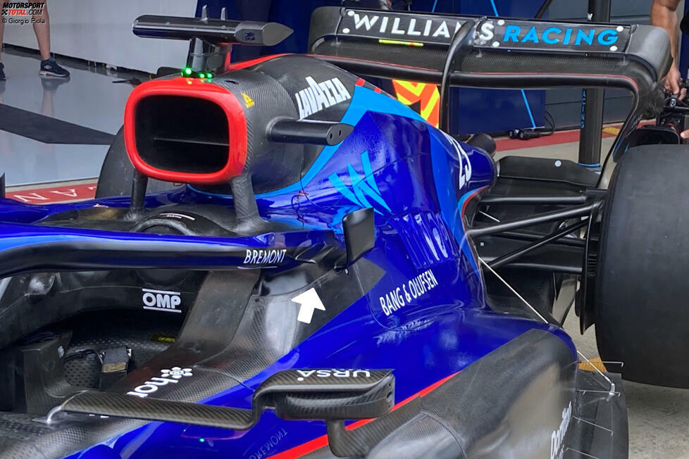 Williams FW44: Winglets am Halo