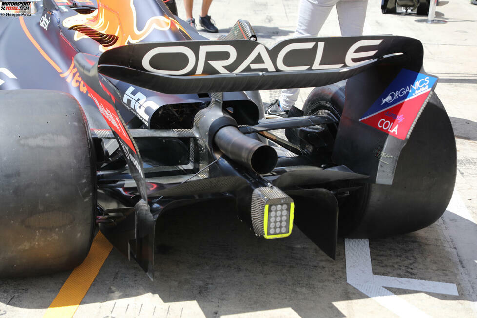 Red Bull RB18: Diffusor