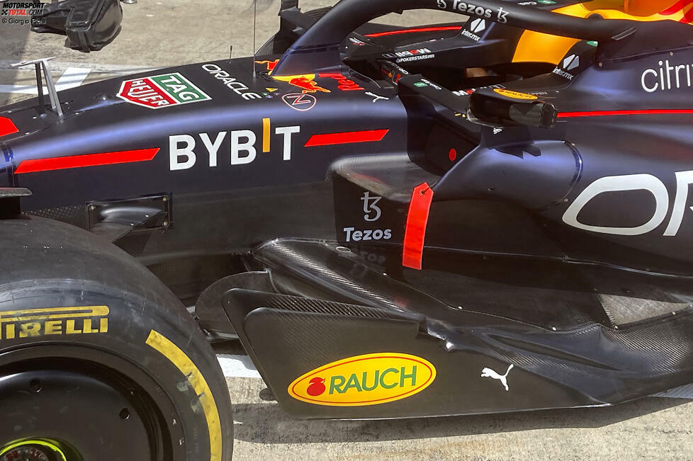 Red Bull RB18: Venturi-Kanäle