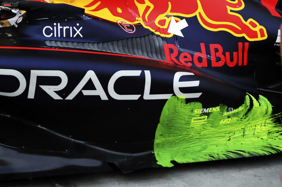 Red Bull RB18: Seitenkasten und Unterboden