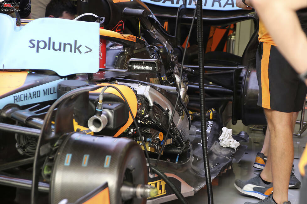 McLaren MCL36: Antriebsinstallation