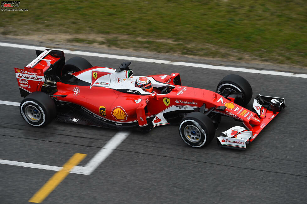 Testsieger 2016: Kimi Räikkönen (Ferrari) - 2016 war eine besondere Situation, denn Ferrari, Red Bull und McLaren testeten im Januar schon vor allen anderen in Le Castellet. Als erstmals alle Teams in Barcelona zusammenkamen, war es Kimi Räikkönen, der 0,045 Sekunden vor Ferrari-Teamkollege Sebastian Vettel lag.