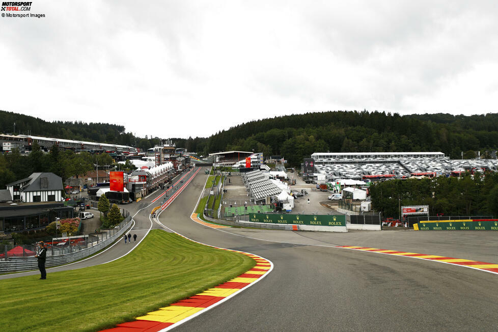 ... erst am 28. August 2022 beim Belgien-Grand-Prix in Spa, am Ende der vierwöchigen Zwangspause der Formel 1.