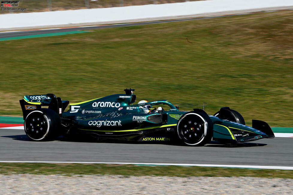 Sebastian Vettel im Aston Martin AMR22