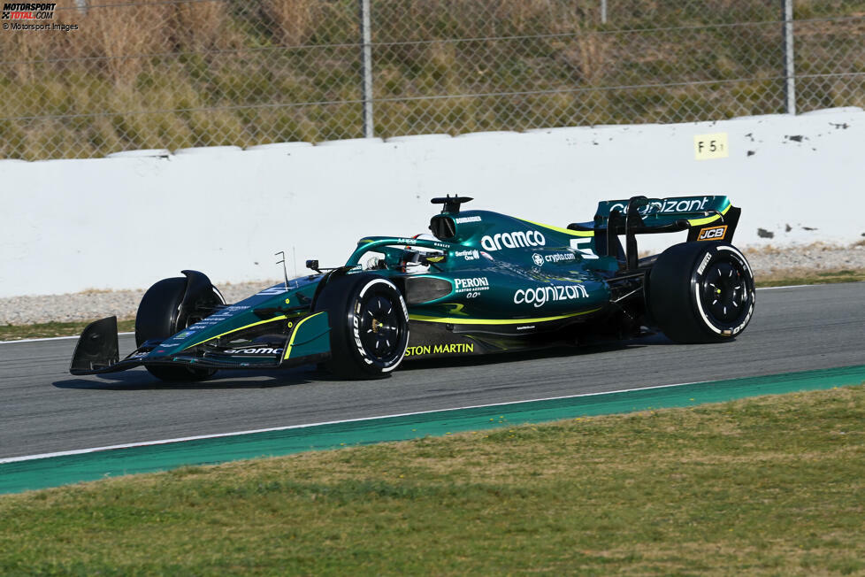 Sebastian Vettel im Aston Martin AMR22