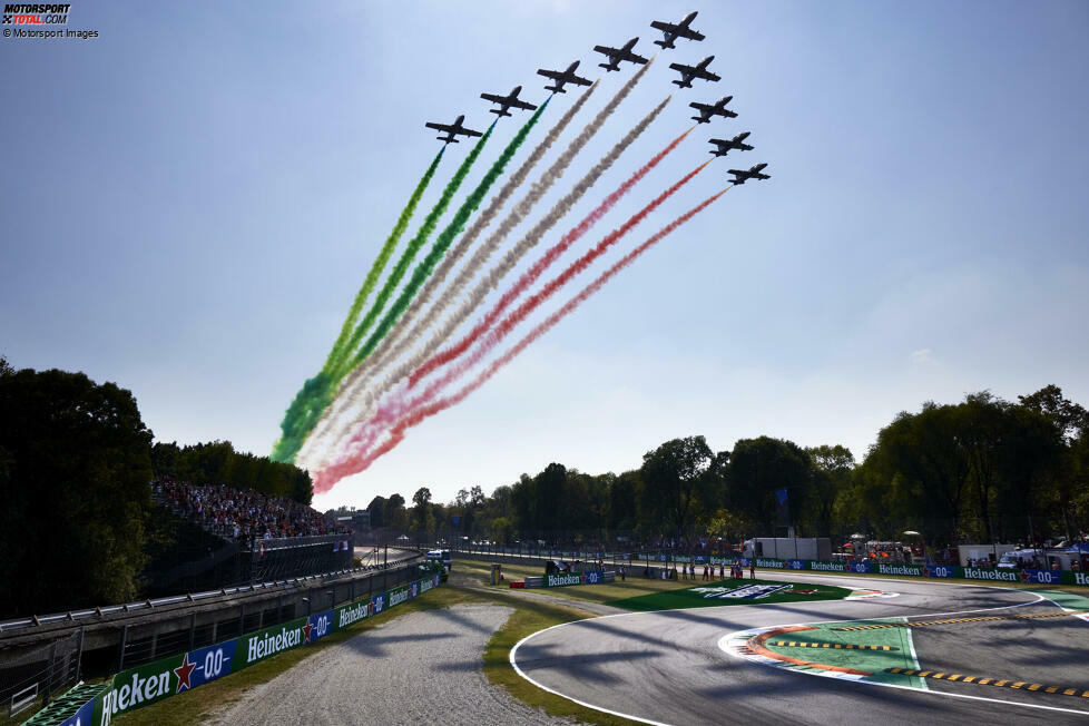 ... kriegen die Formel-1-Fahrer schon in einer Woche am 11. September beim Italien-Grand-Prix in Monza, dem letzten Rennen des aktuellen Triple-Headers mit Spa, Zandvoort und Monza.