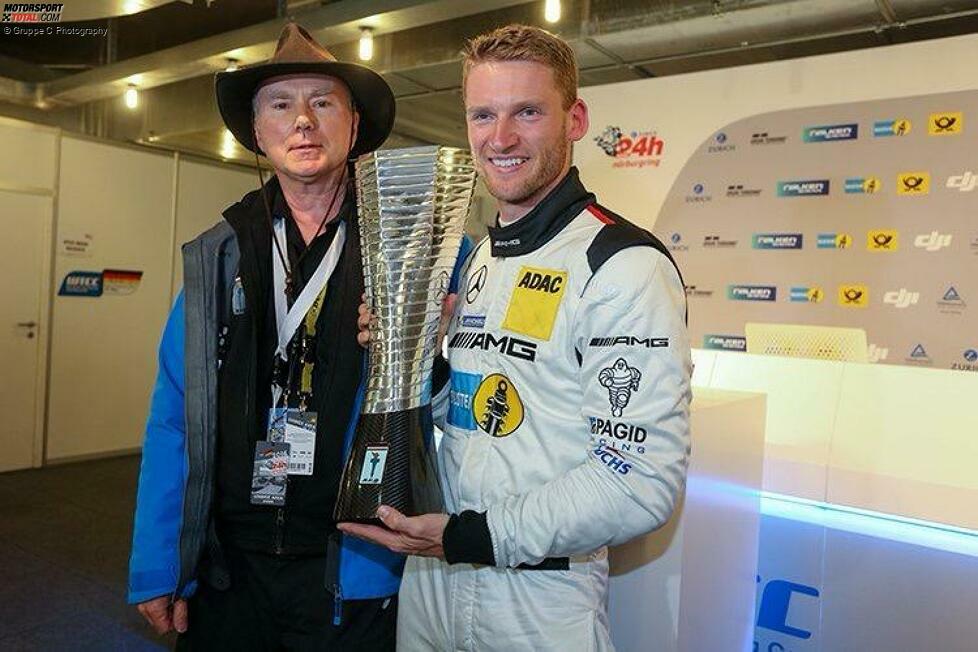 2016: Maro Engel - Mercedes-AMG GT3 - Black Falcon - 8:19.002 Minuten: Die erste Glickenhaus-Trophy geht an Maro Engel, der sich im Duell mit seinen Markenkollegen durchsetzt. Vier der brandneuen Mercedes-AMG GT3 fahren auf die ersten vier Startplätze.