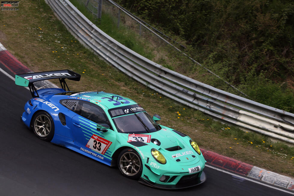 Jaxon Evans, Sven Müller: Falken-Porsche #33