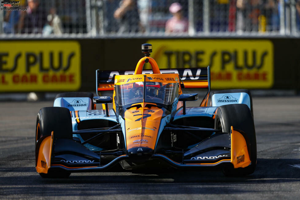 #7: Felix Rosenqvist (McLaren-Chevrolet)