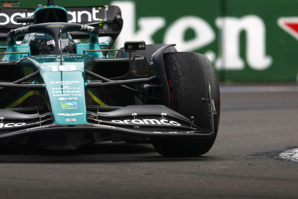 Lance Stroll (4): Wie bei Haas lief auch bei Aston Martin nicht viel zusammen. Und auch hier war der deutsche Teamkollege an diesem Wochenende etwas besser. Für den Zwischenfall mit Gasly konnte Stroll nichts. Ohne den wäre sein Rennen aber wohl auch nicht besser gelaufen ...