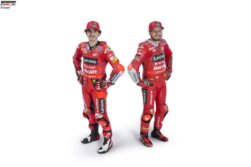 Ducati Lenovo Team: Francesco Bagnaia #63, Jack Miller #43