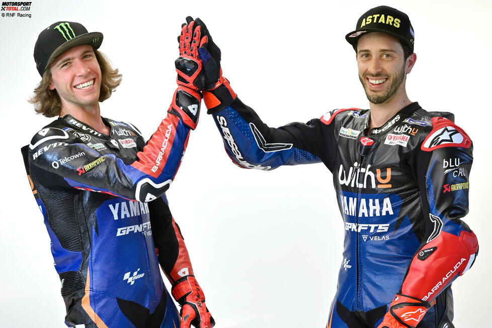 WithU Yamaha RNF MotoGP Team: Darryn Binder #40, Andrea Dovizioso #04