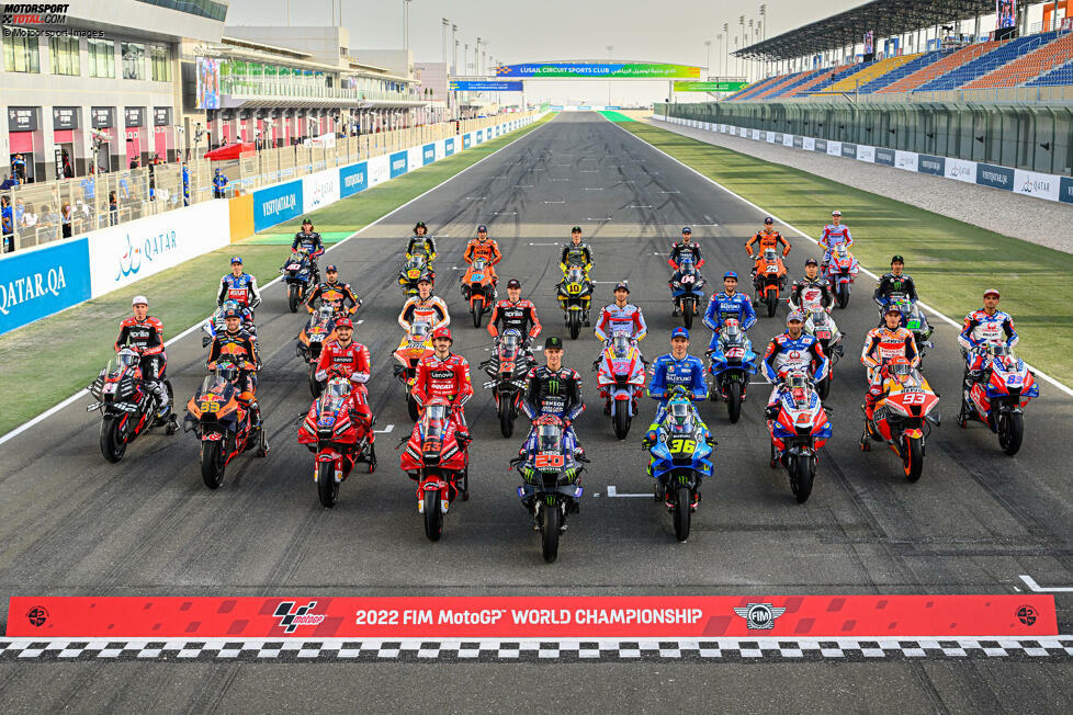 Die 24 MotoGP-Piloten 2022 und die Geschichte hinter ihrer jeweiligen Startnummer: