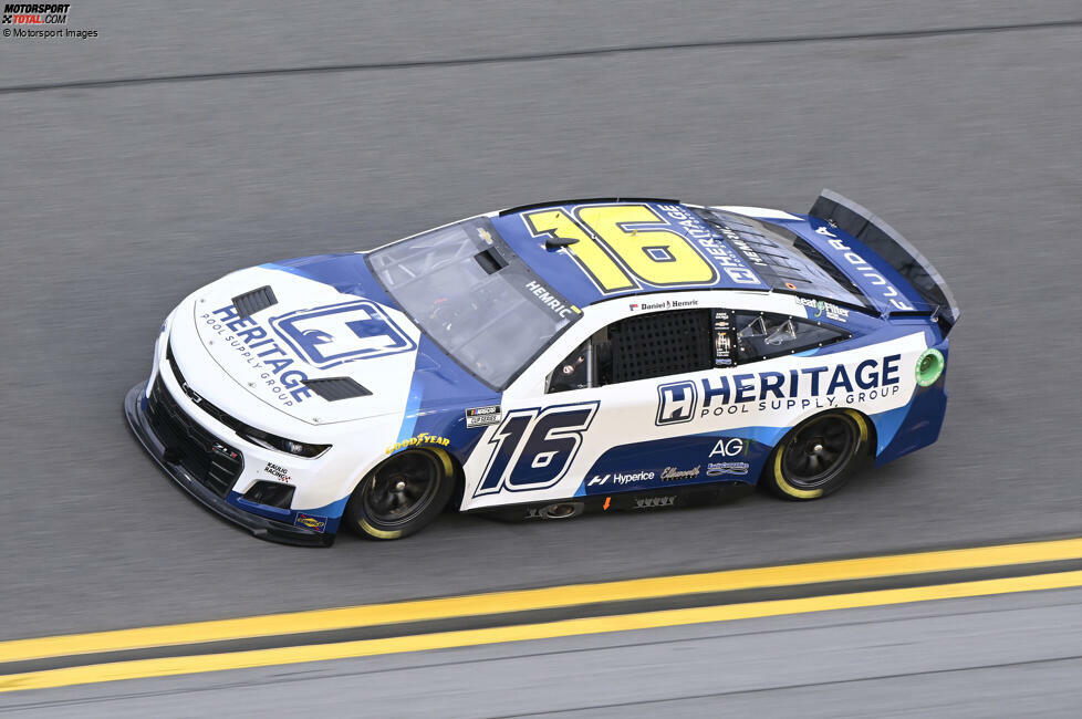 #16: Daniel Hemric (Kaulig-Chevrolet) * Hemric teilt sich das Auto im Saisonverlauf mit A.J. Allmendinger und Noah Gragson