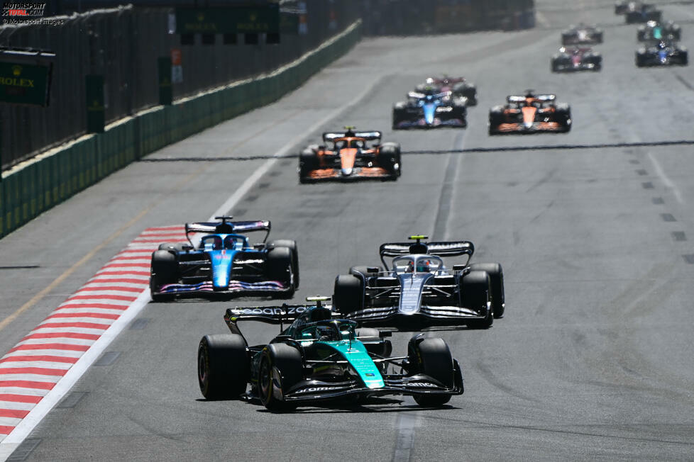Sebastian Vettel (3): Hier wurde hitzig diskutiert, denn P6 im Aston Martin ist ein gutes Ergebnis. Aber: Vettel machte auch Fehler, schlug im Qualifying an und drehte sich im Rennen. Hatte Glück, dass jeweils nicht mehr passierte. Aber für die Mehrheit war es deswegen am Ende keine 2 mehr.