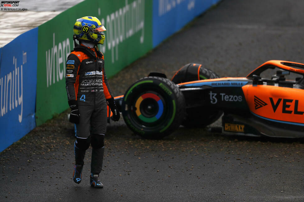 Lando Norris (2): Auch hier reicht es ganz knapp nicht zur 1. Dem Briten ziehen wir unter anderem seinen Crash im Qualifying ab. Davon abgesehen natürlich ein gutes Wochenende. Aber auch hier darf man nicht vergessen: Ohne die Ferrari-Unfälle hätte es nicht zum Podium gereicht.