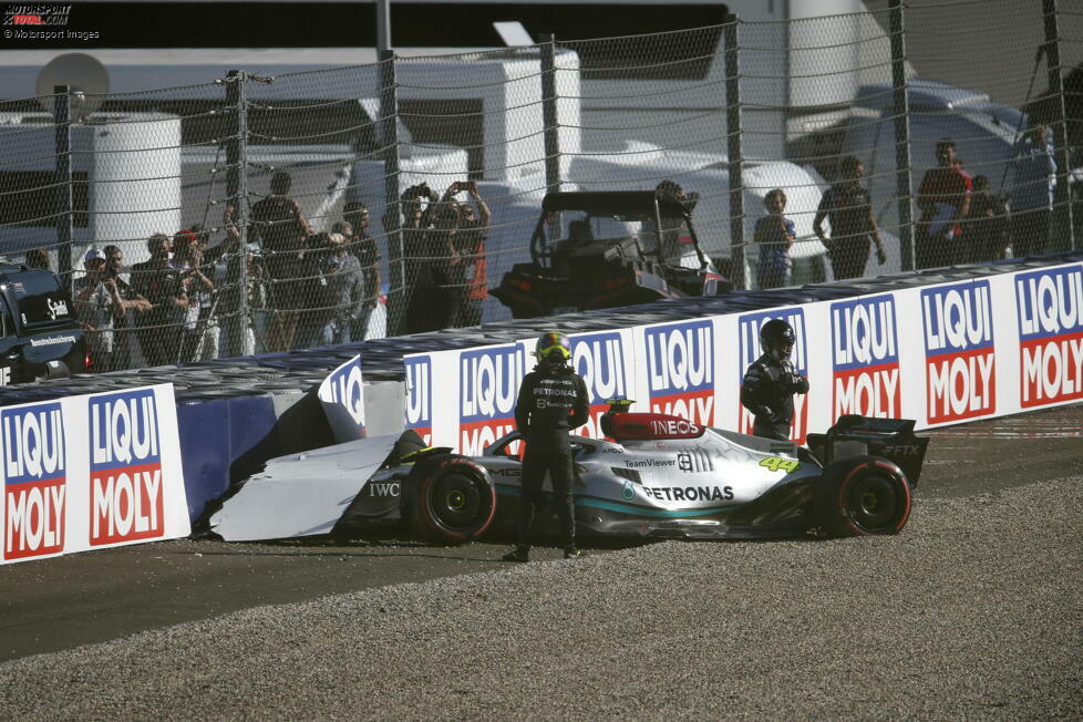Lewis Hamilton (3): Durch den Crash im Qualifying schrammt bei uns auch der Rekordchampion an der 2 vorbei. Machte sich sein weiteres Wochenende damit selbst unnötig schwer. Im Rennen dann trotzdem auf dem Podium - was aber auch der Anspruch sein sollte, wenn ein Ferrari und ein Red Bull ausfallen.