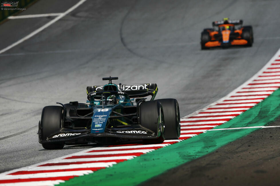 Lance Stroll (3): Der Kanadier hatte ein unauffälliges Wochenende - was man in diesem Fall durchaus positiv werten kann. Er hielt sich aus allem Ärger heraus und landete dadurch in Qualifying, Sprint und Rennen vor dem Teamkollegen. Eine solide Leistung ohne Highlights - aber eben auch ohne Zwischenfälle.
