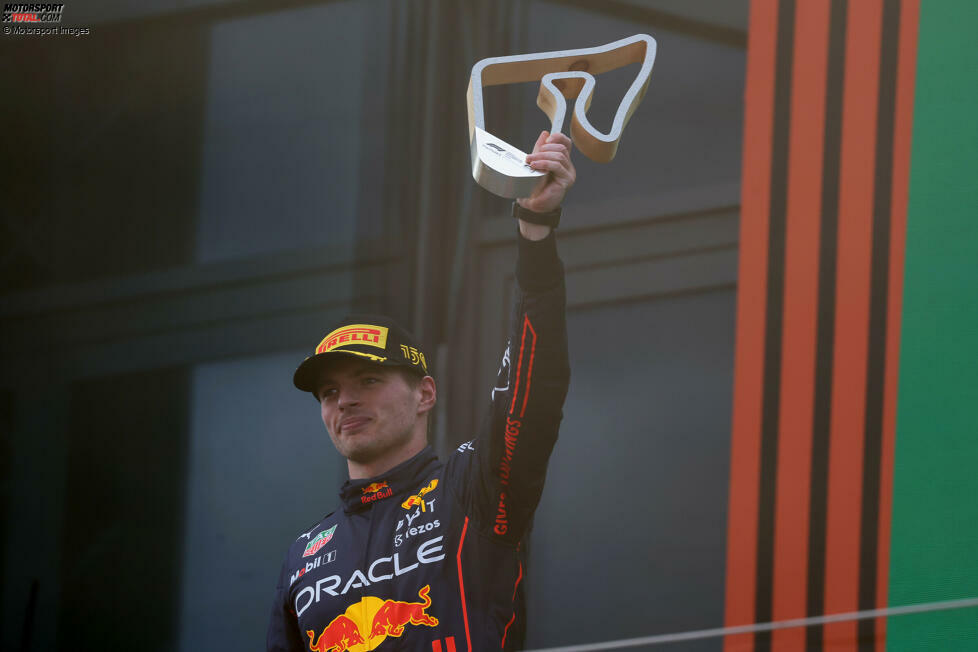 Max Verstappen (2): Qualifying und Sprint gewonnen, doch die Bestnote verpasst der Niederländer bei uns dieses Mal knapp. Letztendlich fehlte uns hier einfach der 